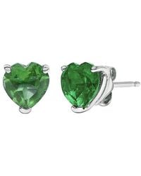 Haus of Brilliance - Colorful Gemstones 14K 0.90 Ct. Tw. Emerald Stud Earrings - Lyst