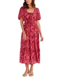 MINKPINK - Mae Tiered Midi Dress - Lyst