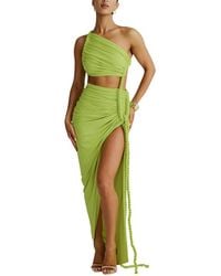 LEBRIN ATELIER - Solid Maxi Dress - Lyst