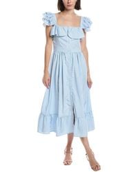 HL Affair - Short Sleeve Maxi Dress - Lyst