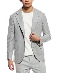 Brunello Cucinelli - Wool, Cashmere, & Silk-Blend Blazer - Lyst