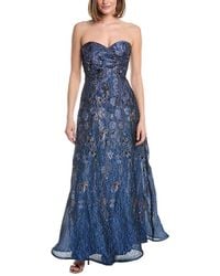 Rene Ruiz - Sweetheart Brocade Column Gown - Lyst