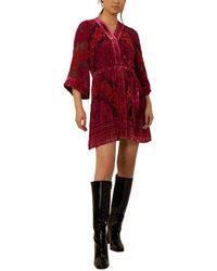 Hale Bob - Helena Silk-Blend Mini Dress - Lyst