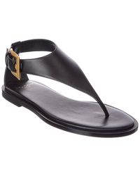 Balmain - Anthem Leather Sandal - Lyst