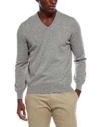 Brunello Cucinelli - Cashmere V-Neck Sweater - Lyst
