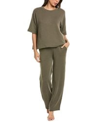 Marion - 2Pc Raised Rib T-Shirt & Pant Set - Lyst