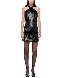 Jonathan Simkhai - Isla Halter Neck Mini Dress - Lyst