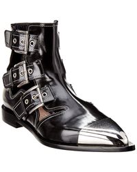 alexander mcqueen caged ankle boots