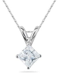 Diamond Select Cuts - 14K 0.1 Ct. Tw. Diamond Necklace - Lyst