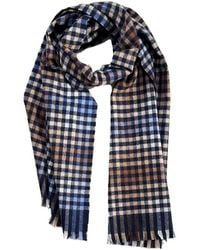 Blue Pacific - Cashmere-Blend Tartan Plaid Scarf - Lyst