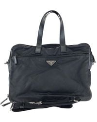 Prada - Tessuto Saffiano Briefcase (Authentic Pre-Loved) - Lyst