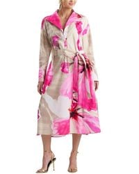 Natori - Orchid Poplin Oversized Shirtdress - Lyst