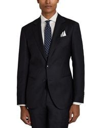 Reiss - Aspire Notch Plain Wool Formal Jacket - Lyst