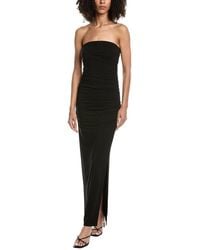 Project Social T - Nala Strapless Side Ruched Maxi Dress - Lyst