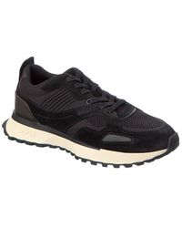 BOSS - Jonah Leather Running Sneaker - Lyst