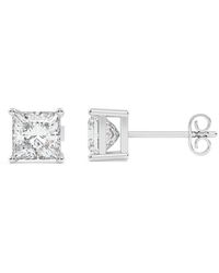 Lab Grown Diamonds - 14K 2.00 Ct. Tw. Lab-Grown Diamond Earrings - Lyst