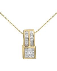 Haus of Brilliance - 14K 1.22 Ct. Tw. Diamond Pendant Necklace - Lyst