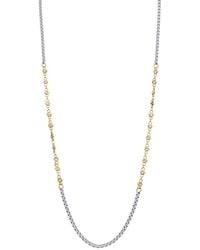 Juvell - 18K Plated Cz Link Necklace - Lyst
