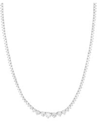 Lab Grown Diamonds - 14K 10.00 Ct. Tw. Lab-Grown Diamond Necklace - Lyst