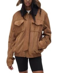 LOEY - Suede Jacket - Lyst