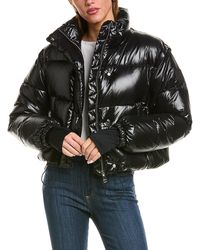 Sam. - Zip-Off Sleeve Cropped Down Puffer Coat - Lyst