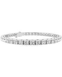 Diana M. Jewels - Diana M. Fine Jewelry 14K 10.00 Ct. Tw. Lab Grown Diamond Tennis Bracelet - Lyst