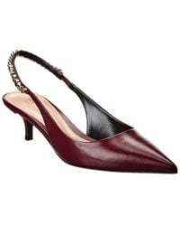 Gucci - Signoria Leather Slingback Pump - Lyst