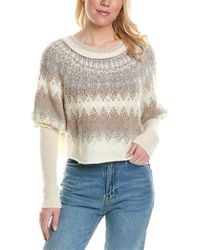 Free People - Home For The Holidays Wool-blend Sweater - Lyst