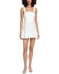 Amanda Uprichard - Danner Skort Romper - Lyst