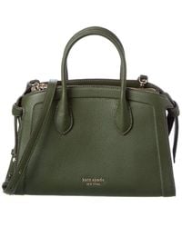 Kate Spade - Knott Pebbled Leather Medium Zip Top Satchel - Lyst