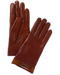 Portolano - Basic Cashmere-lined Leather Gloves - Lyst