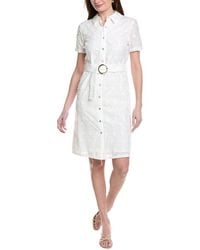 Nanette Lepore - Short Sleeve Maxi Shirtdress - Lyst