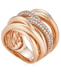 Diana M. Jewels - Fine Jewelry 18K Rose 0.97 Ct. Tw. Diamond Ring - Lyst