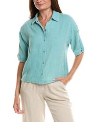 XCVI - Kaleo Snap-Up Blouse - Lyst
