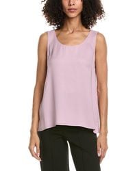 Lafayette 148 New York - Finnley Silk-Blend Top - Lyst