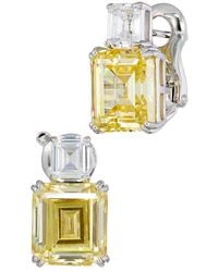 Savvy Cie - Cz Huggie Earrings - Lyst