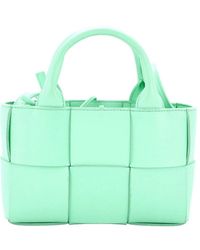 Bottega Veneta - Maxi Intrecciato Leather Arco Tote Candy (Authentic Pre- Loved) - Lyst
