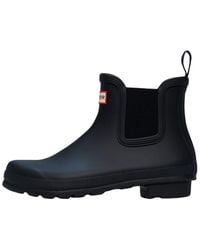 HUNTER - Original Chelsea Rubber Boots - Lyst