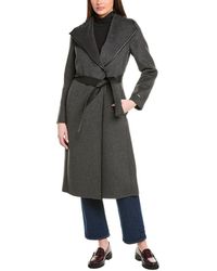 Tahari - Double Face Wool-Blend Coat - Lyst