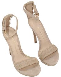 Burberry - Suede Polesden 120 Platform Sandal (authentic Pre-loved) - Lyst