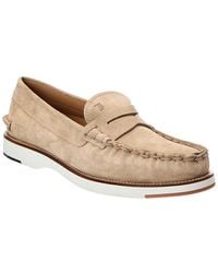 Tod's - Mocassino Gomma + Guard Suede Loafer - Lyst
