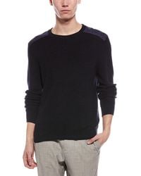 Bruno Magli - Merino Wool Crewneck Sweater - Lyst