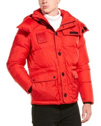 Moncler Down Coat - Red