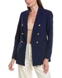 Anne Klein - Double Breasted Jacket - Lyst