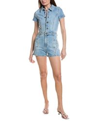 Rolla's - Lightening Romper Sailor Jumpsuit Jean - Lyst