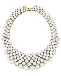 Eye Candy LA - Luxe Collection Glass Pearl Emma Collar Statement Necklace - Lyst