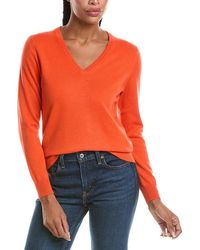 N.Peal Cashmere - Phoebe V-Neck 100% Cashmere Sweater - Lyst