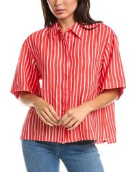 Marimekko - Palindromi Piccolo Linen Top - Lyst