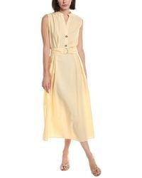HL Affair - Sleeveless Midi Dress - Lyst