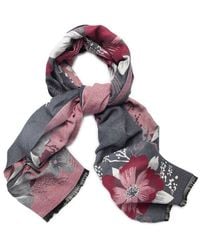 Saachi - Reversible Floral Medley Scarf - Lyst